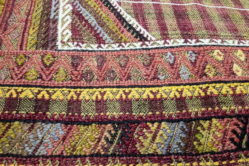 5148 Turkish Sivrihisar Sofra Kilim (Extremely Fine) 130x166cm (4.3 x 5.5ft)